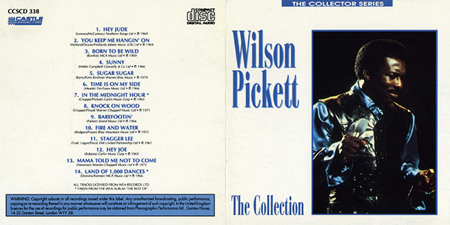 wilson pickett cd the collection castle out